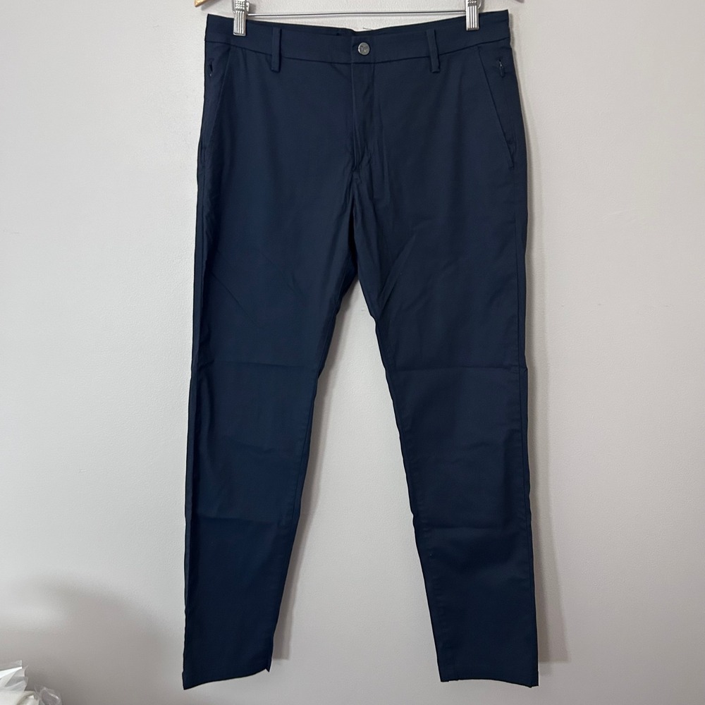 Birddogs Boomstick Pants Mens 34 Navy Built In Liner Stretch Performance Golf